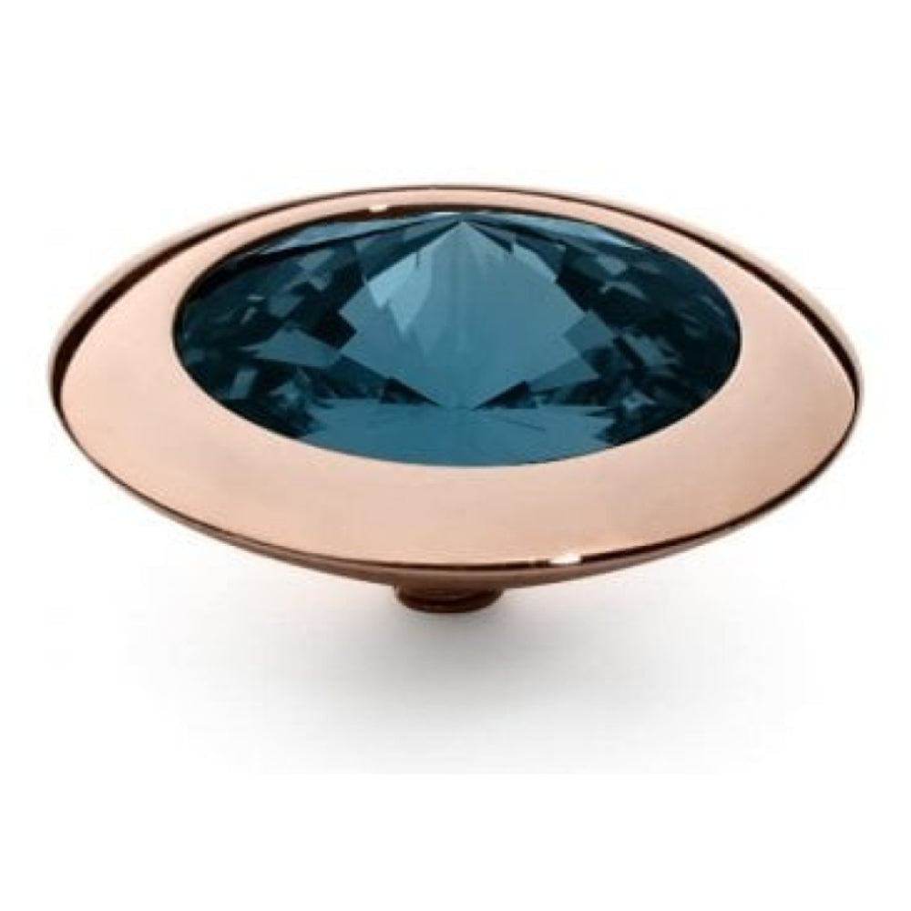 Famosa Rose Gold 16mm Tondo Ring Top Montana