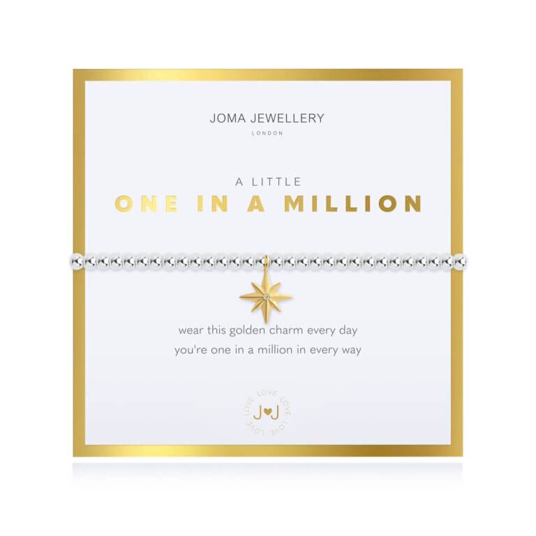 Beautifully Boxed A Littles | One In A Million | Silver | Bracelet | 17.5cm Stretch