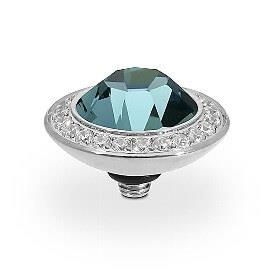 TONDO Deluxe (S/P) 13mm Smoked Sapphire Ring Top