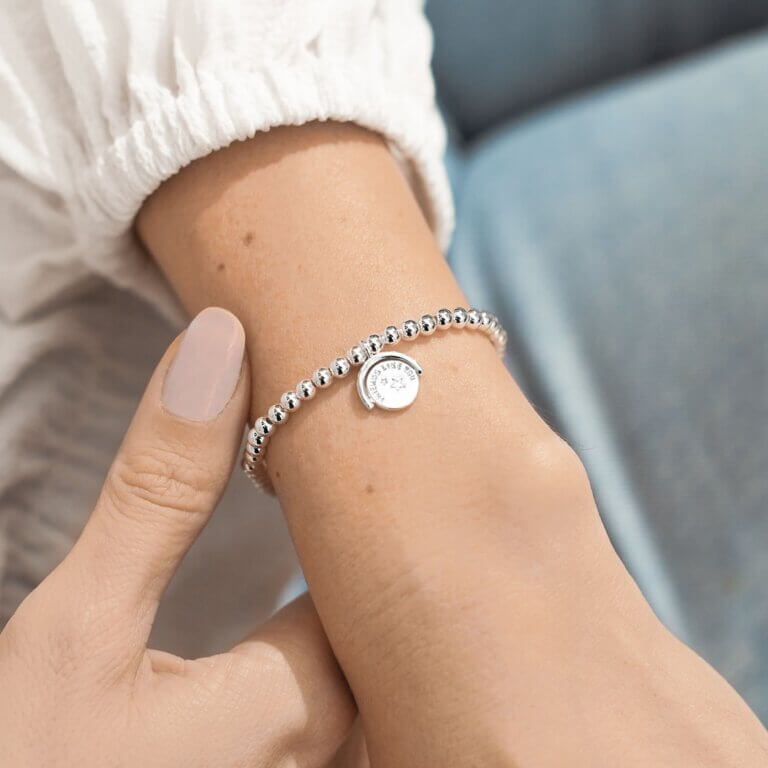 Spinning Boxed A Littles | Friends Like You Are Far And Few | Silver | Bracelet | 17.5cm Stretch