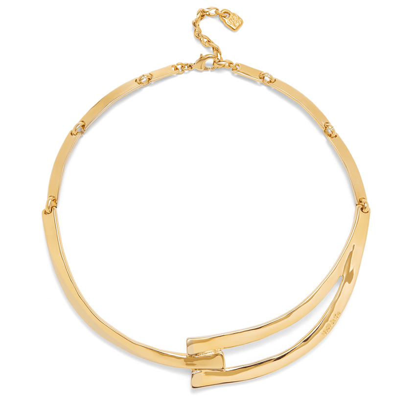 Ser Original 18k Gold Plated Rigid Necklace
