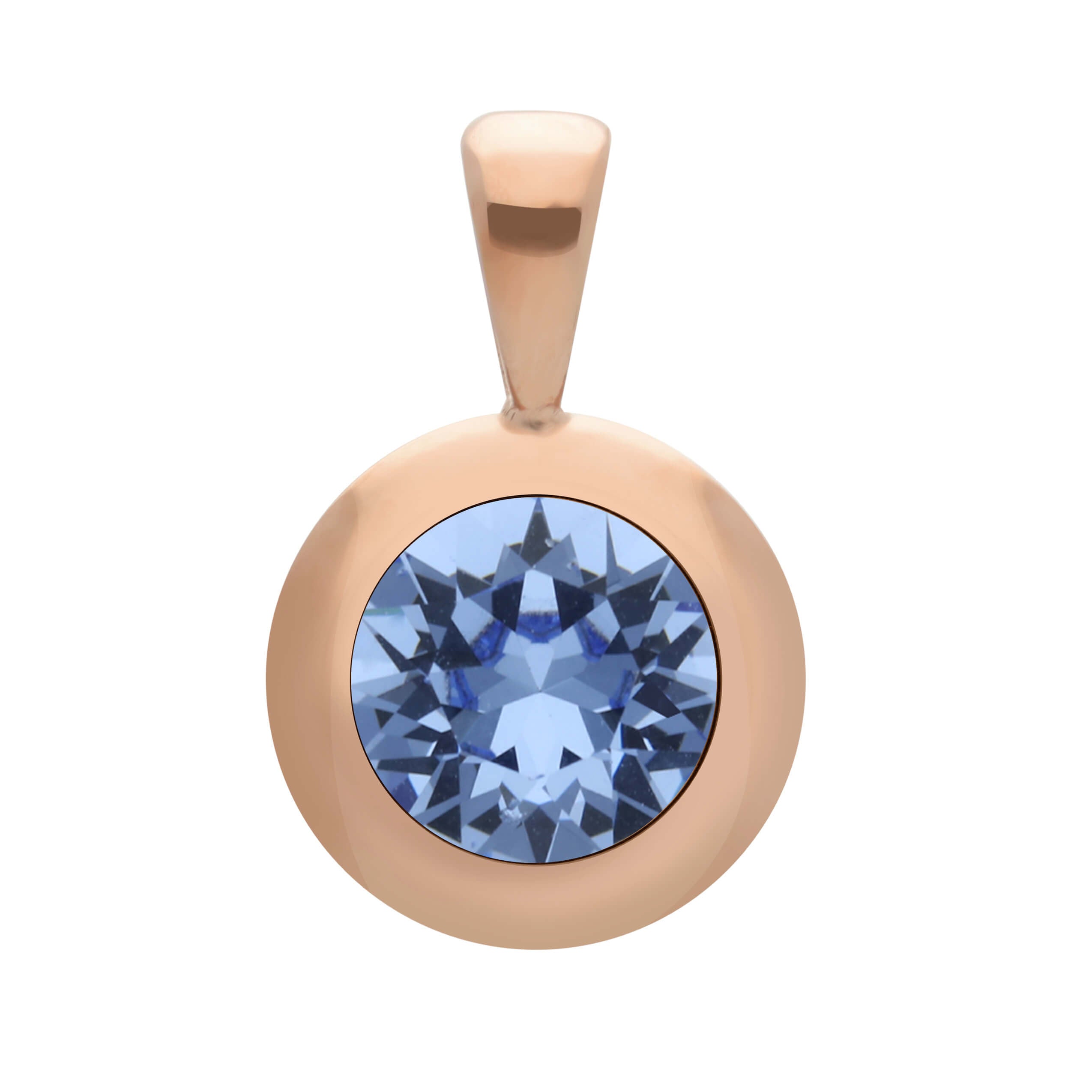 Tondo (Rg/P) 13mm Light Sapphire Pendant