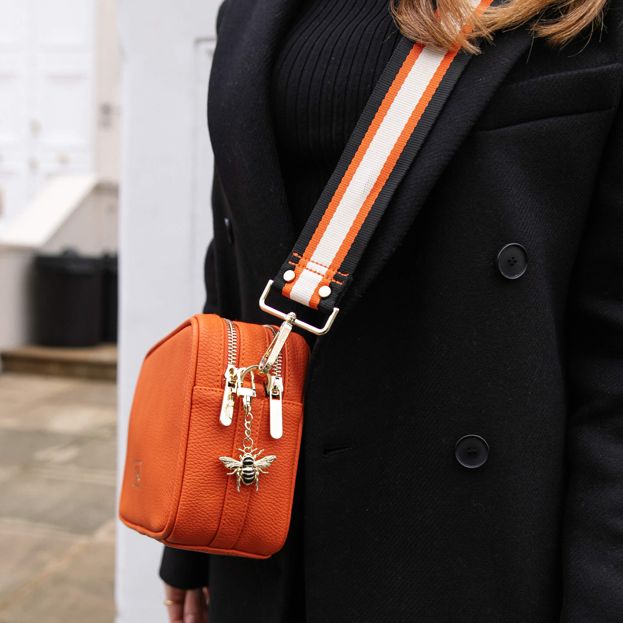 Soho Double Zipped CCBB In Orange