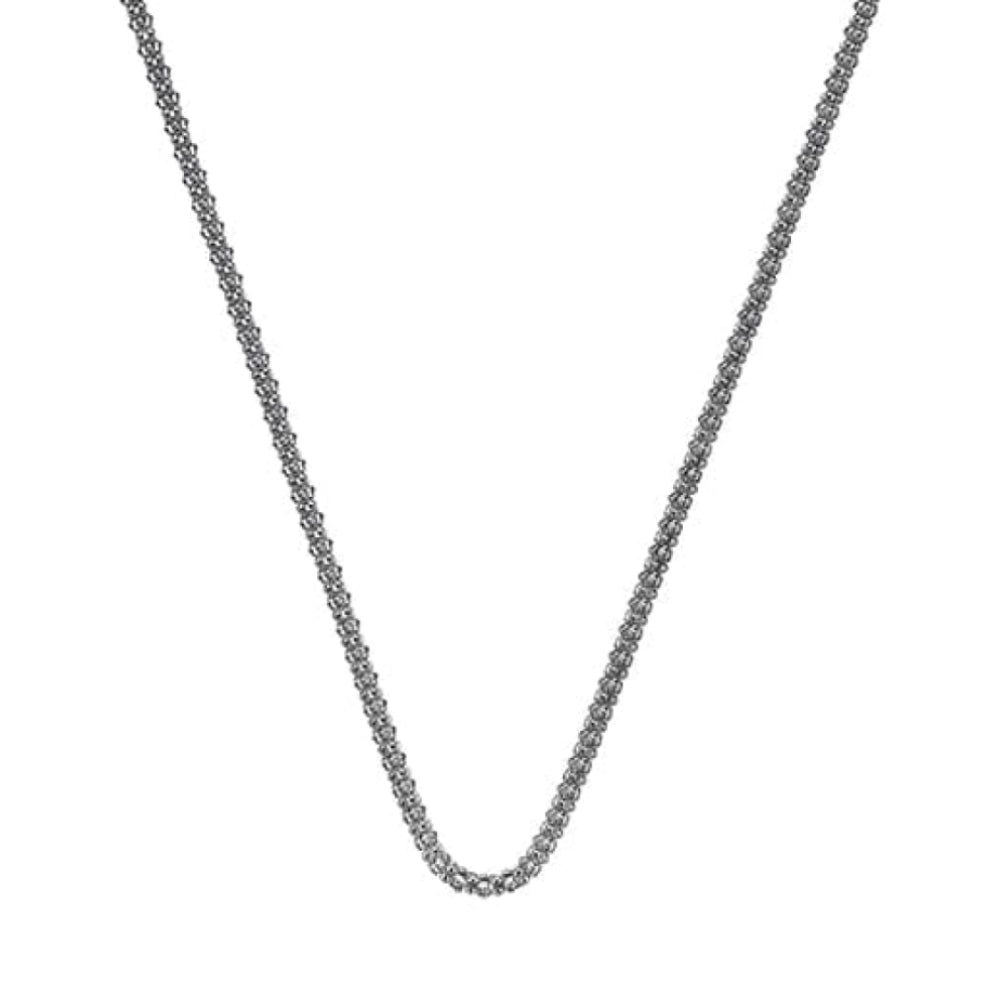 Sterling Silver Popcorn Chain 18"