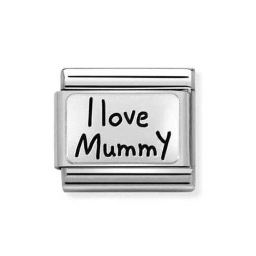 Classic Link I love Mummy In SS & 925 Silver