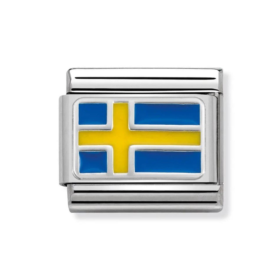 Composable Classic Sweden Link In Enamel & 925 Silver