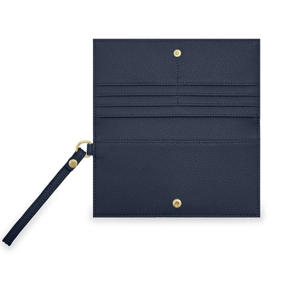 Cleo Wristlet | Navy | 10 X 19 Cm