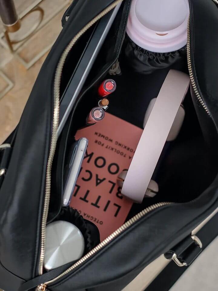 Black Saffiano Handbag