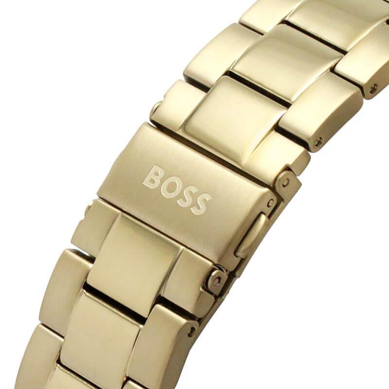 Allure Green Dial Gold Tone Stainless Steel Bracelet Gents Watch