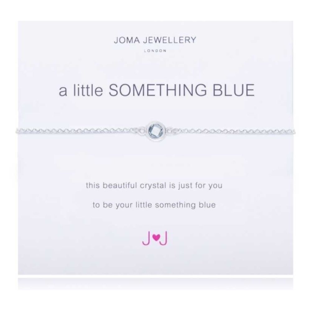 a little SOMETHING BLUE BRACELET - silver