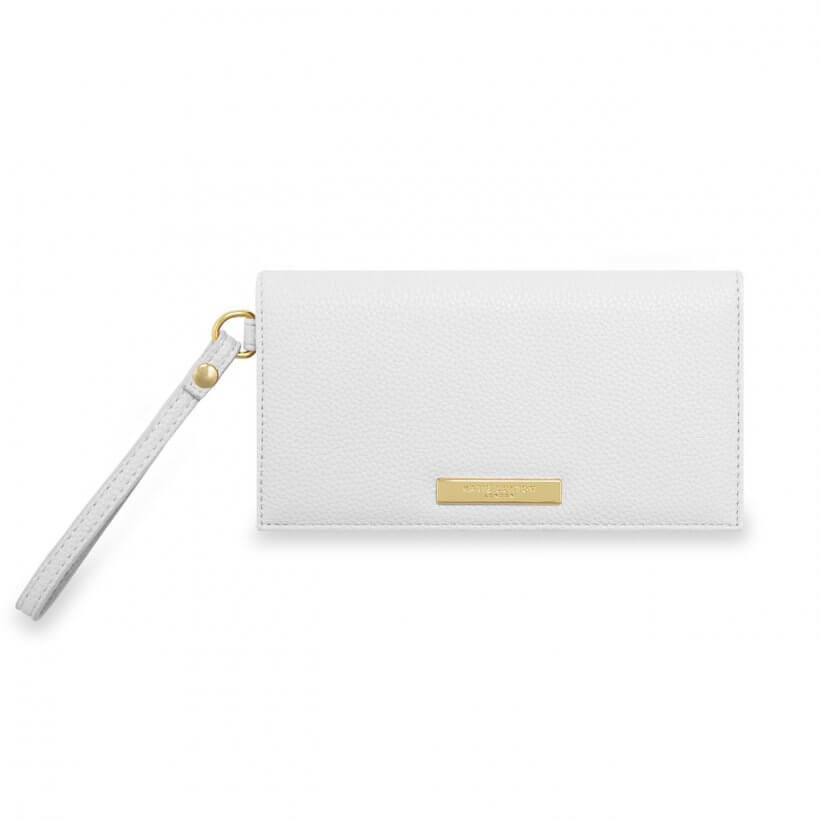 Cleo Wristlet | White