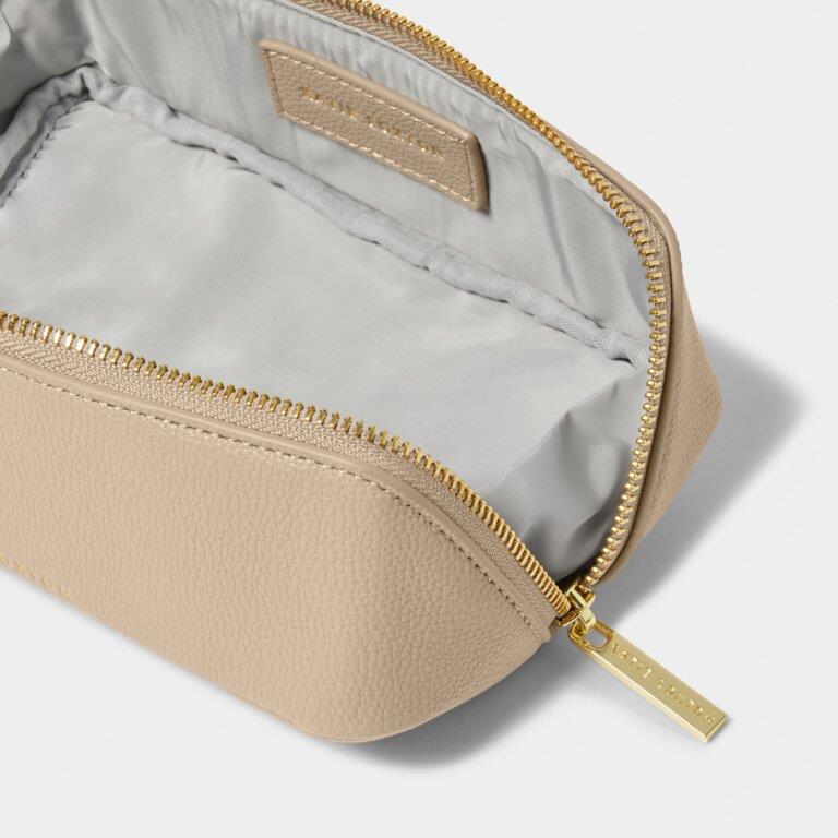 Small Make Up Bag - Light Taupe
