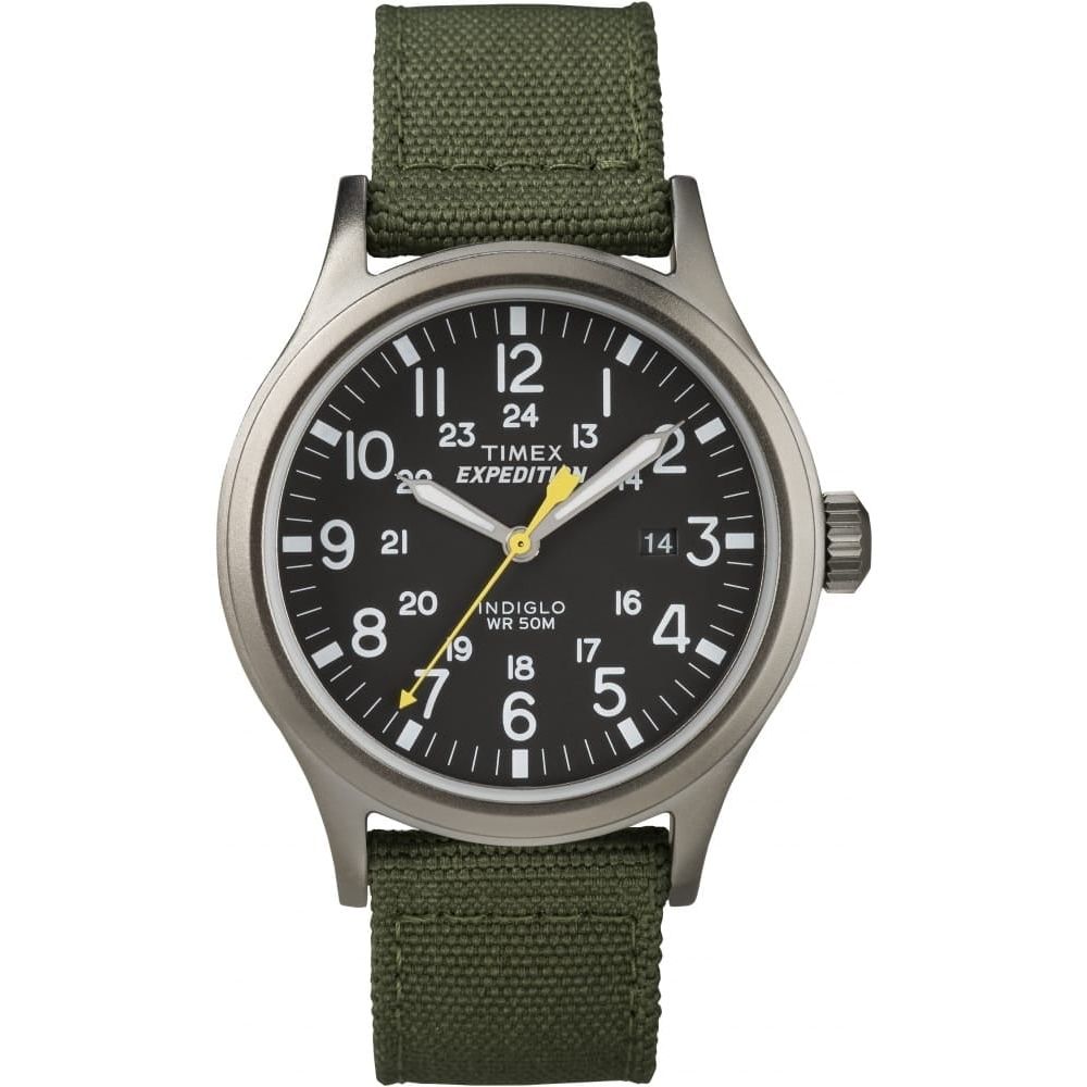 EXPEDITION METAL SCOUT GREEN NYLON STRAP