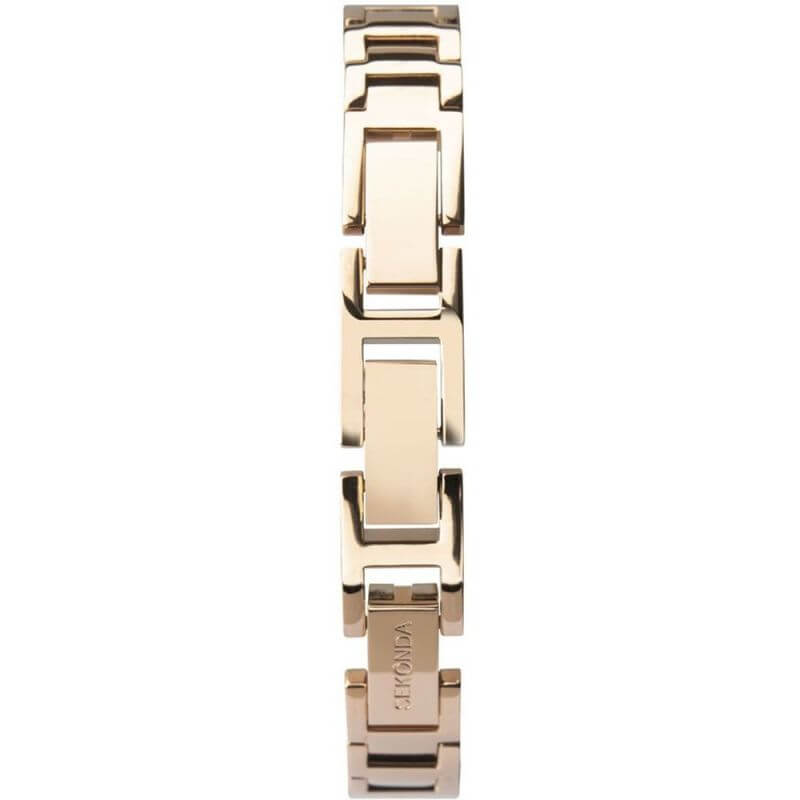 Rose Gold Coloured Crystal Bracelet Ladies Watch