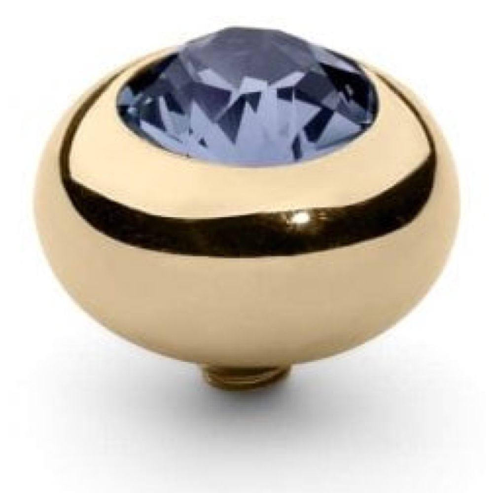 Famosa Gold 10mm Tondo Ring Top Provence Lavender