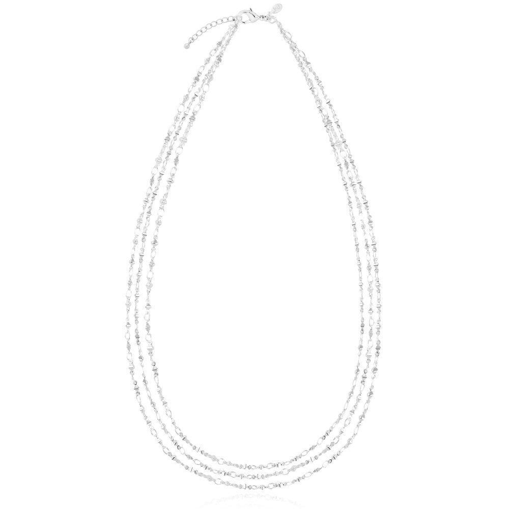 Riva Silver Multi Chain Necklace 46cm + 5cm Ext