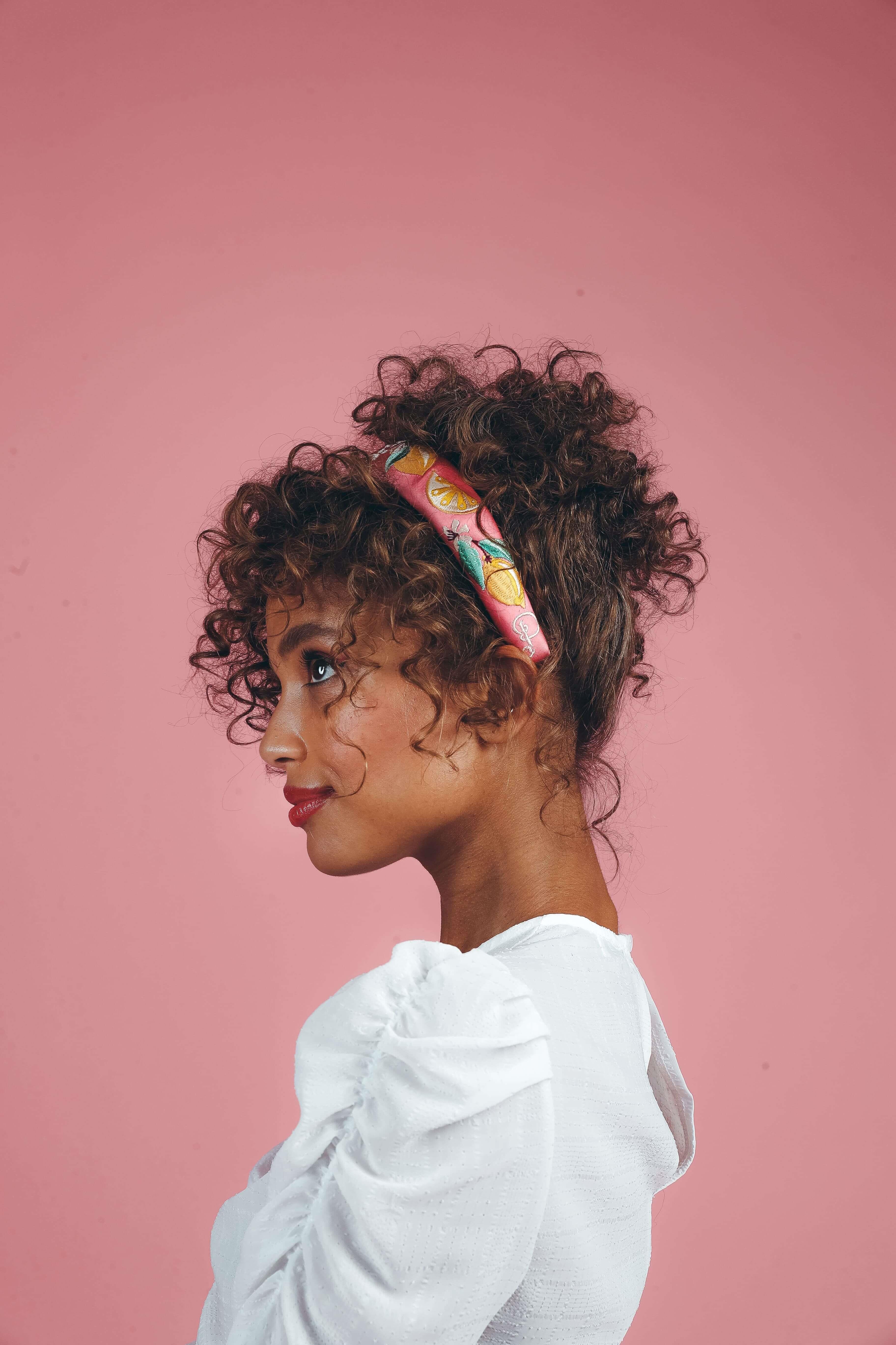Sicilian Lemon Padded Headband - Candy