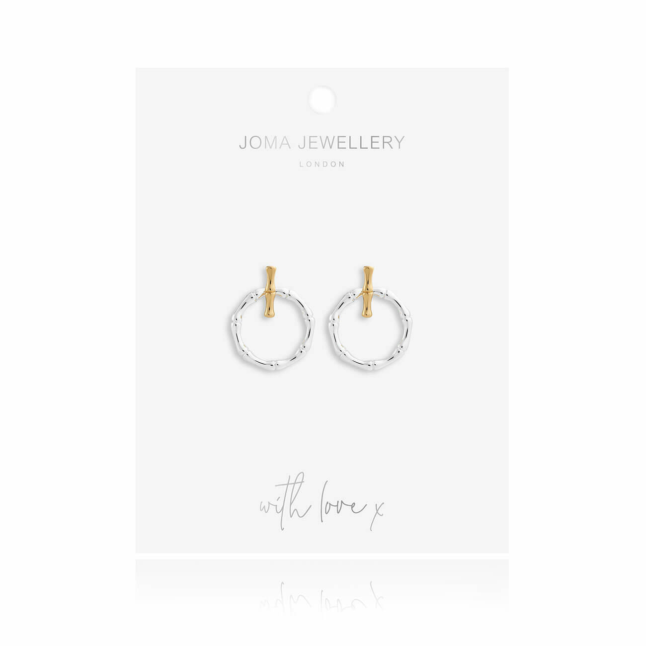 Statement Earrings | Silver And Gold | Bamboo | Ear Jackets