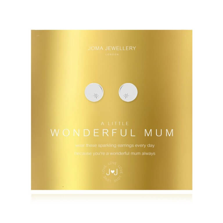 A Little | Wonderful Mum | Silver | Earrings