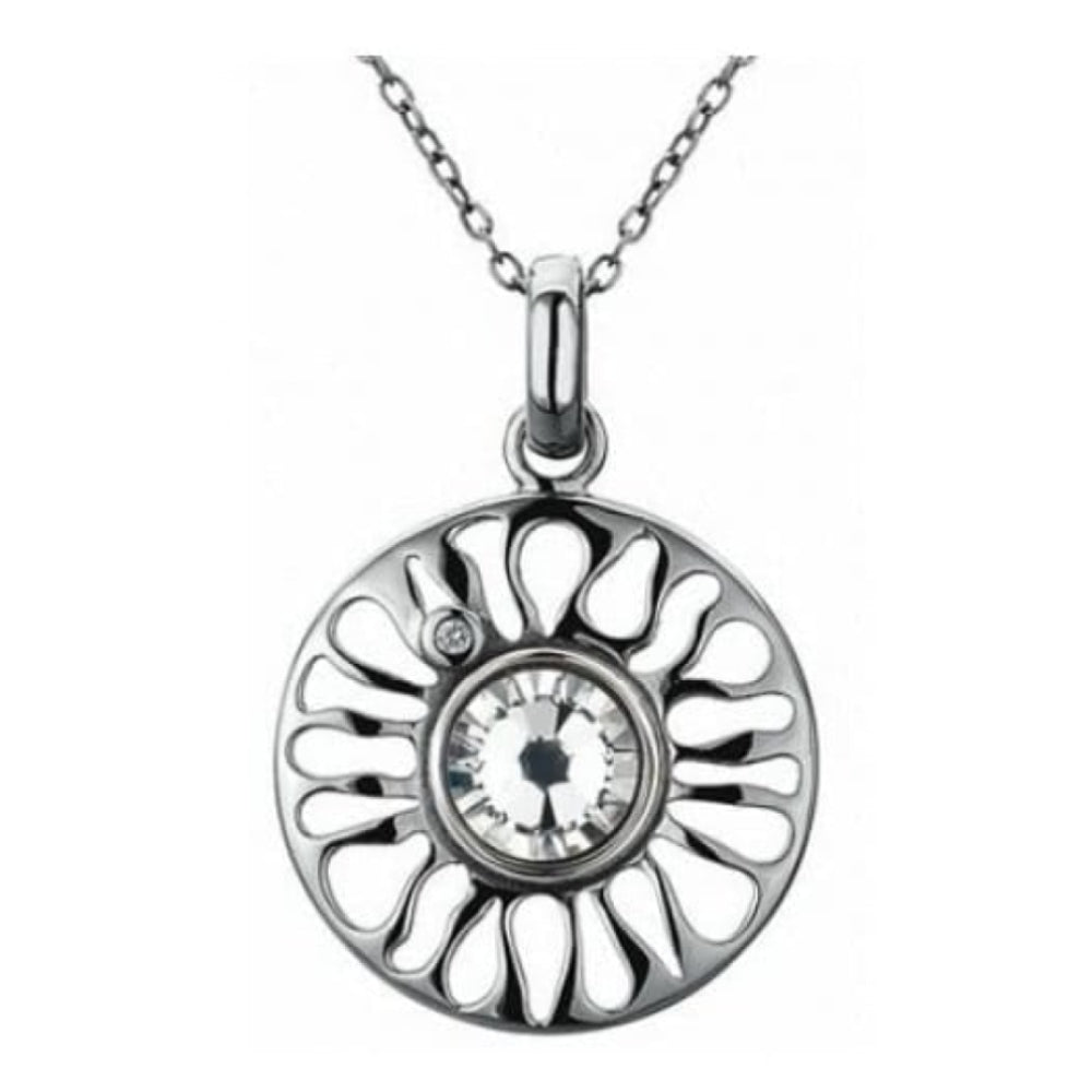 Ladies Sundial Swarovski Elements Diamond Necklace