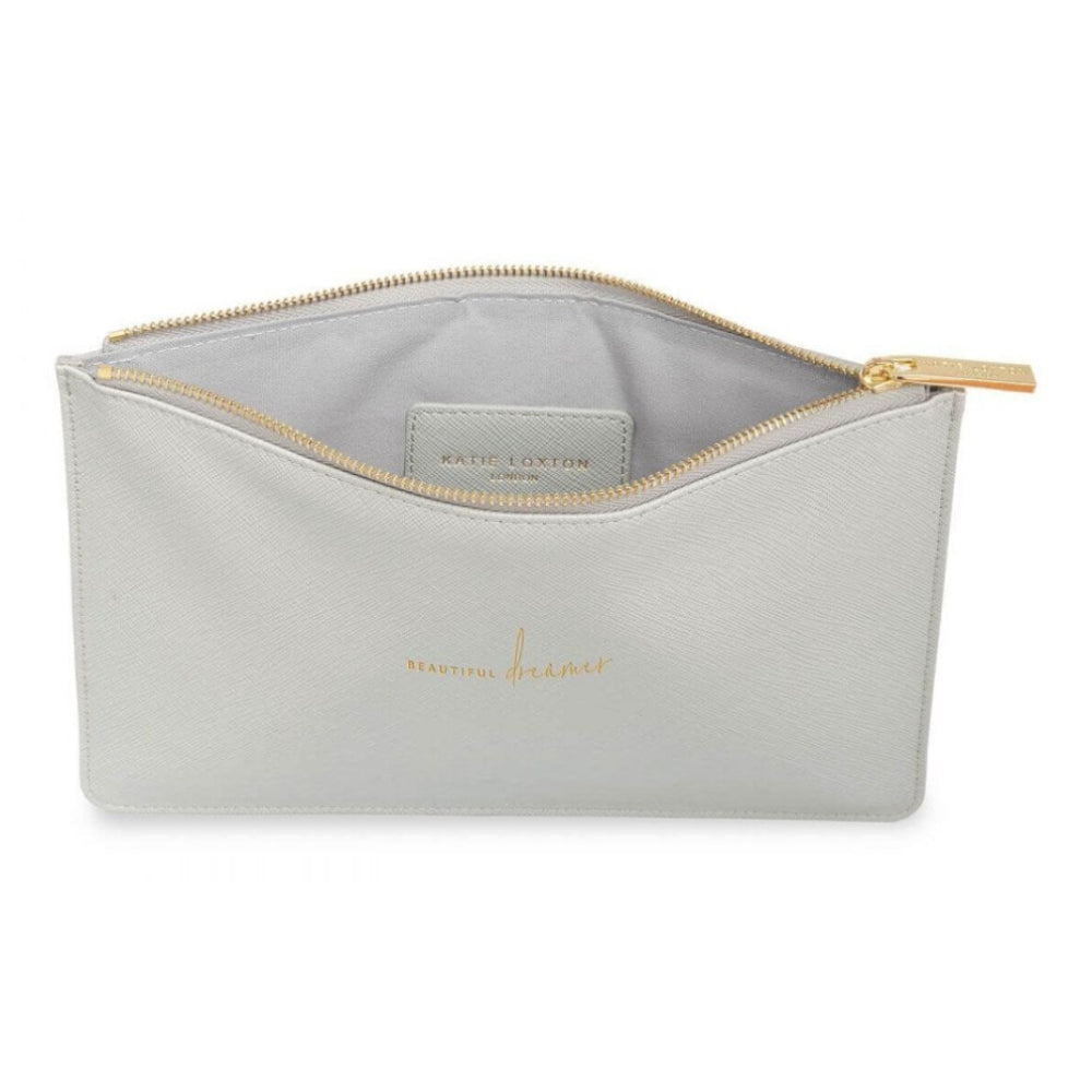 Perfect Pouch | Beautiful Dreamer | Pale Grey | 16 X 24cm