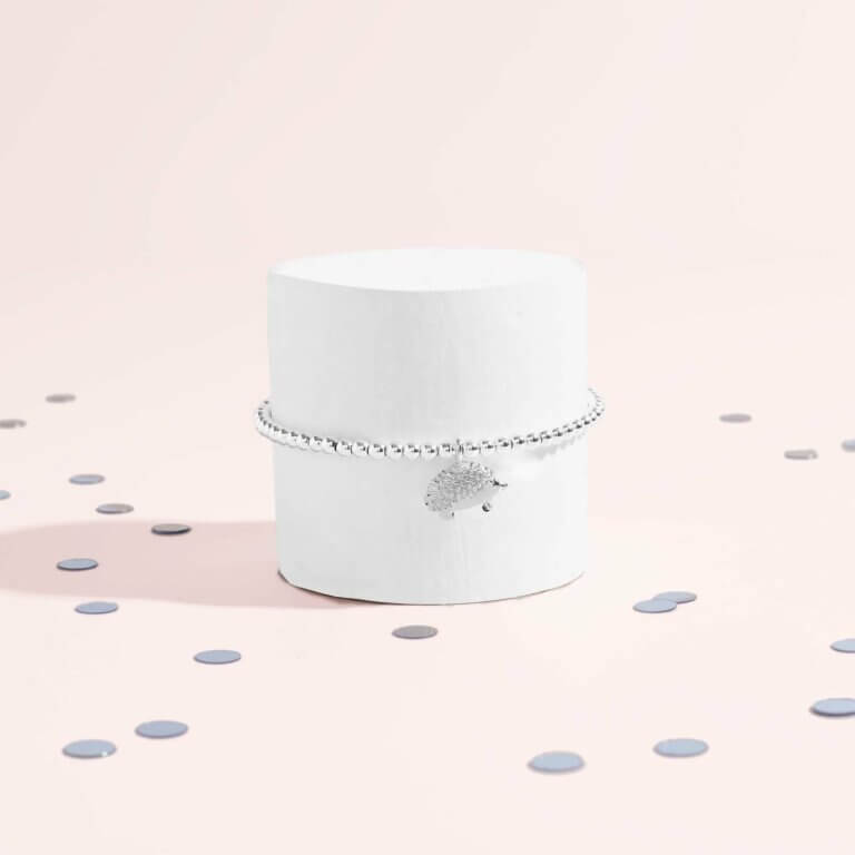 A Little | Happy Hedgehog | Silver | Bracelet | 15.5cm Stretch