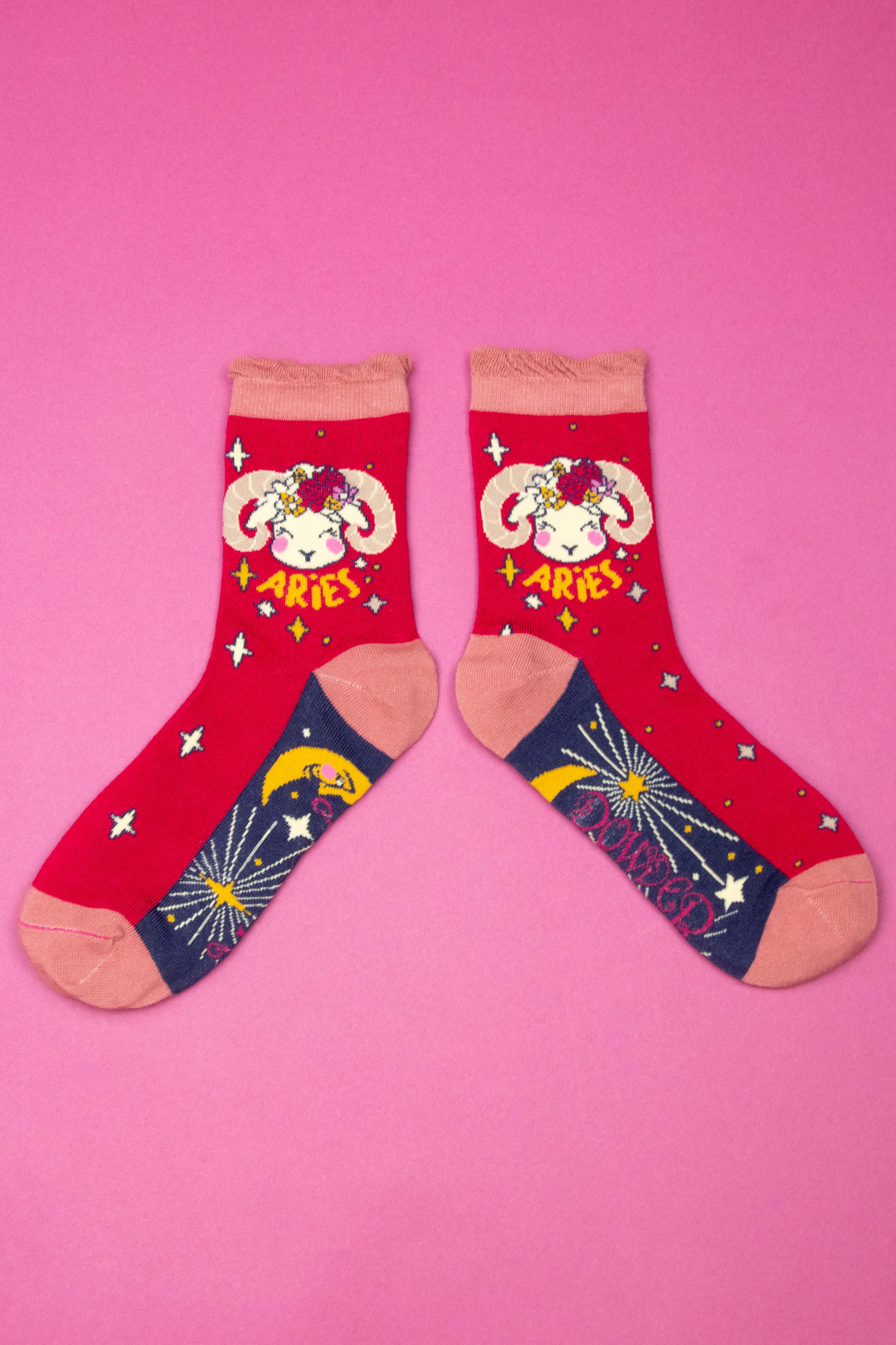 Zodiac Ankle Socks Aries (21st Mar - 19th Apr)