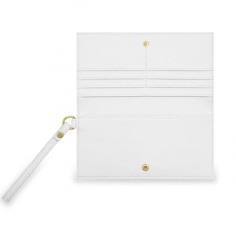 Cleo Wristlet | White