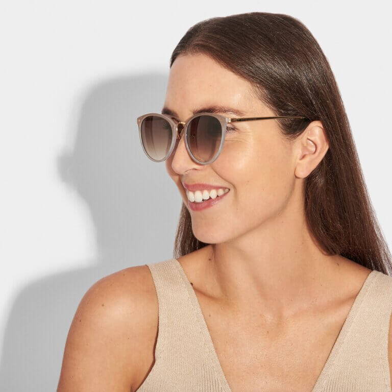 Santorini Sunglasses Taupe Gradient