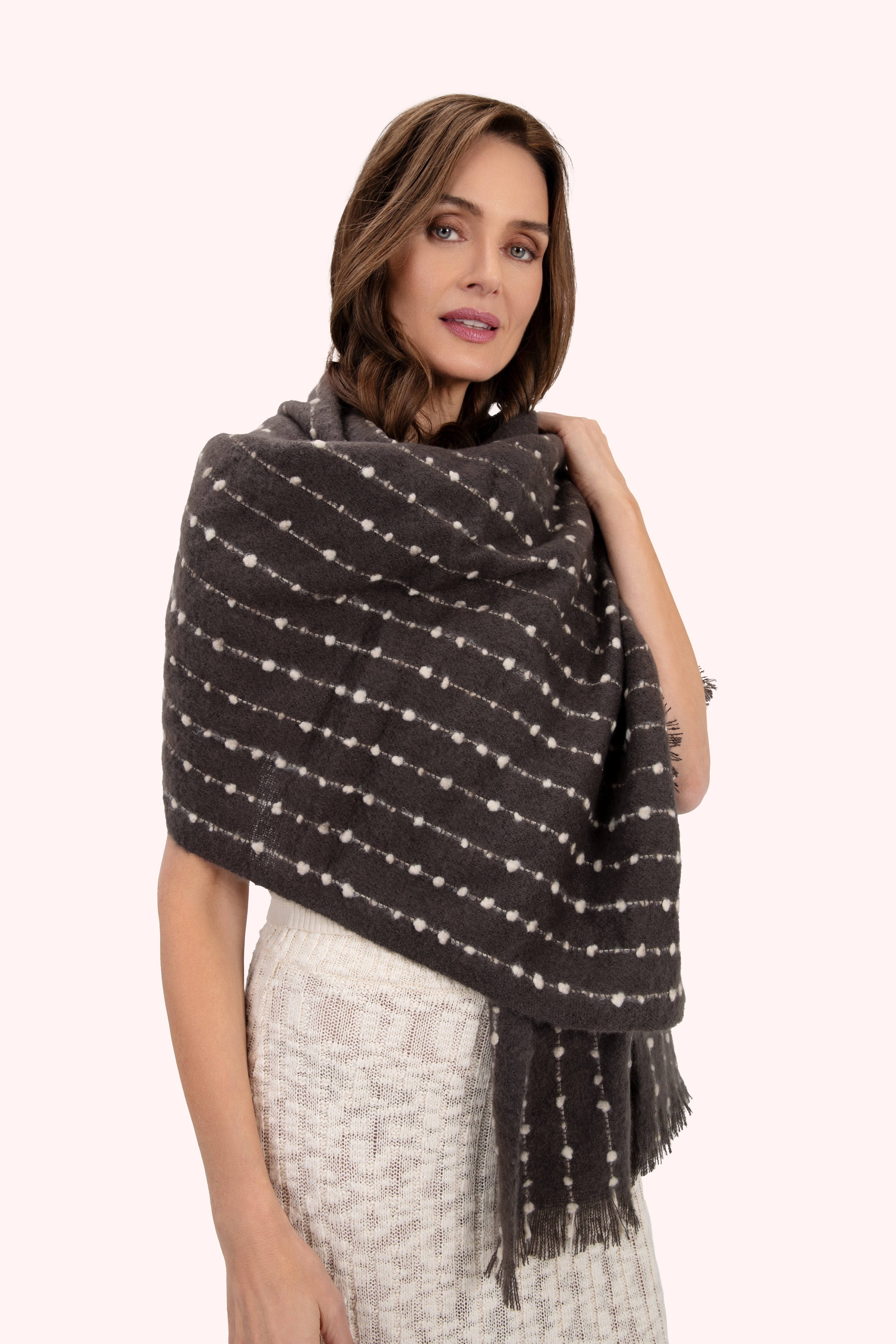 Dakota Cosy Scarf In Chocolate