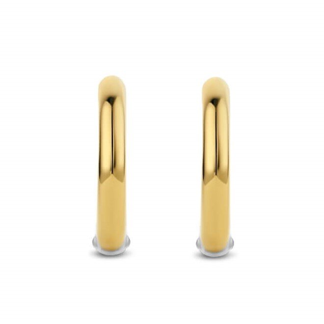 Silver & Gold Plated Small Hoop Earrings