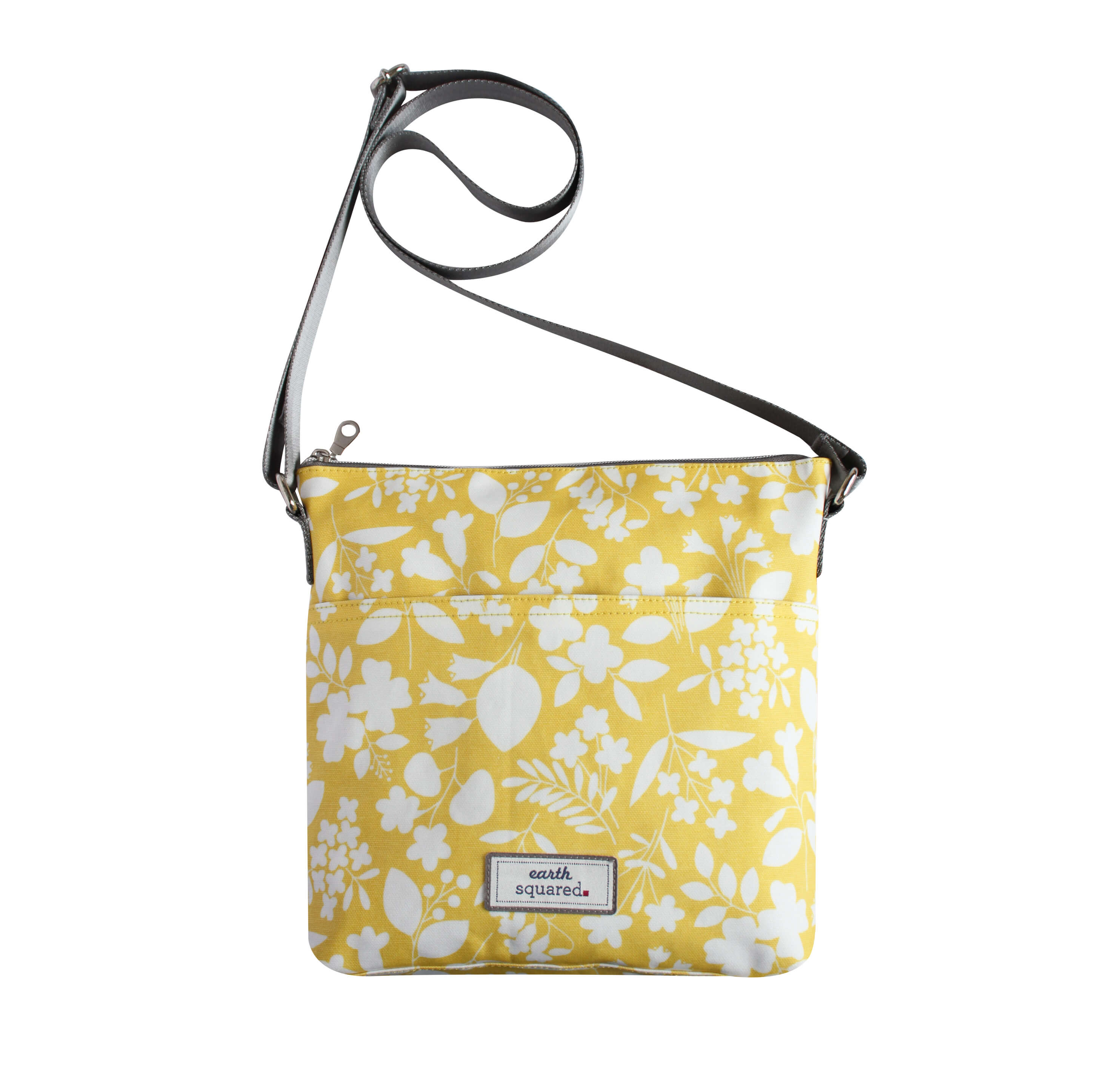 Sherbet Yellow Oil Cloth Messenger Bag