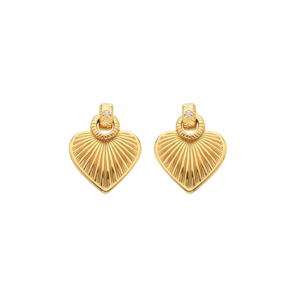 HD X GE Essence Heart Stud Earrings