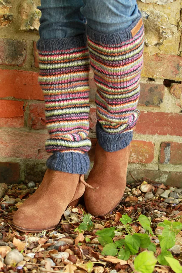 Denver Stripe Legwarmer