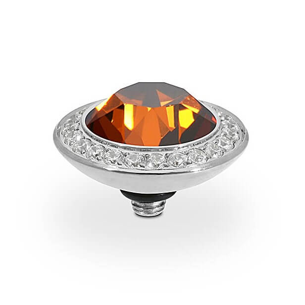 Interc Tondo Deluxe SS Smoked Amber 13mm Top