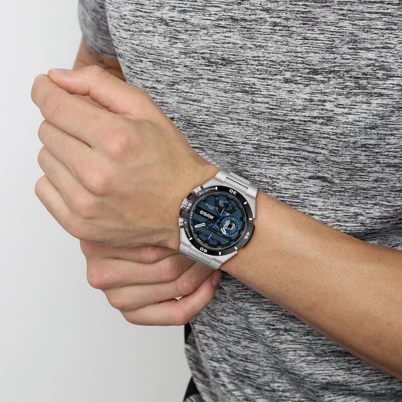 # WILD Stainless Steel Multifunction Gents Watch