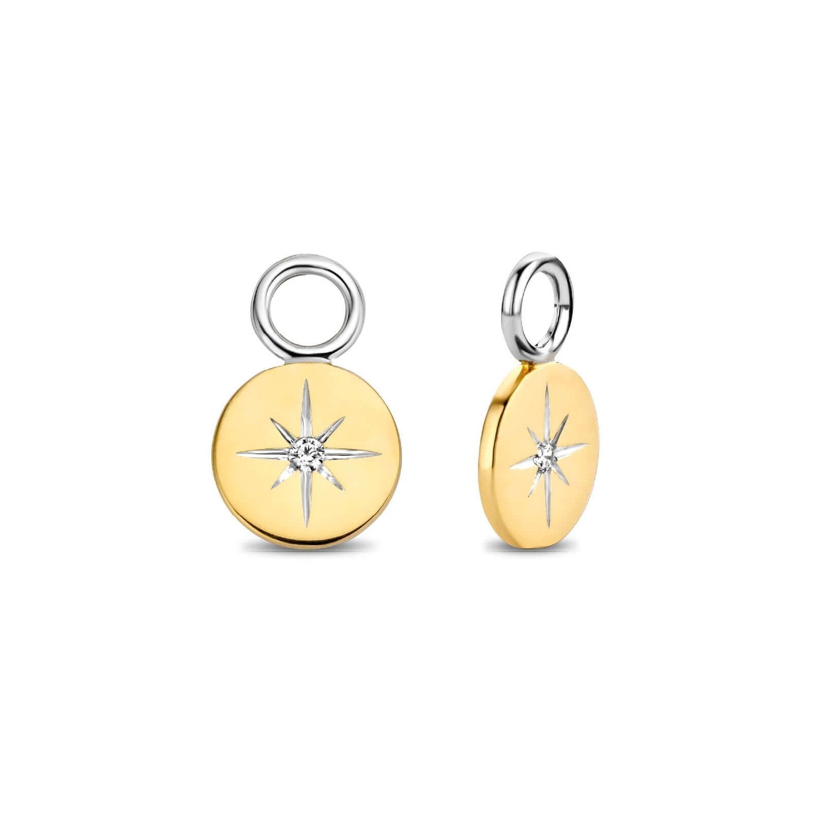 Gold Plated CZ Star Ear Charm