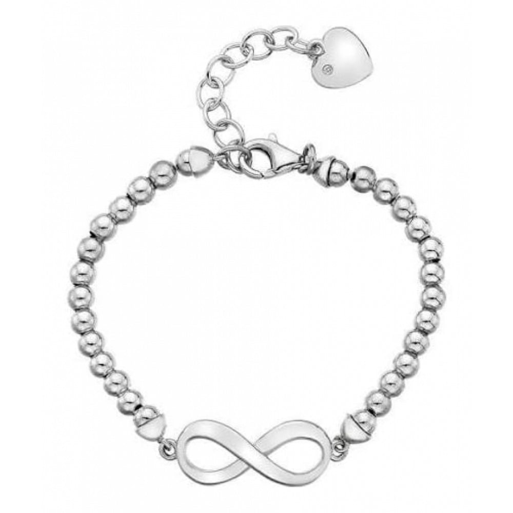 Sterling Silver Infinity Bead Bracelet