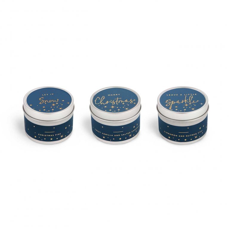 Trio Candle Box| Merry Christmas