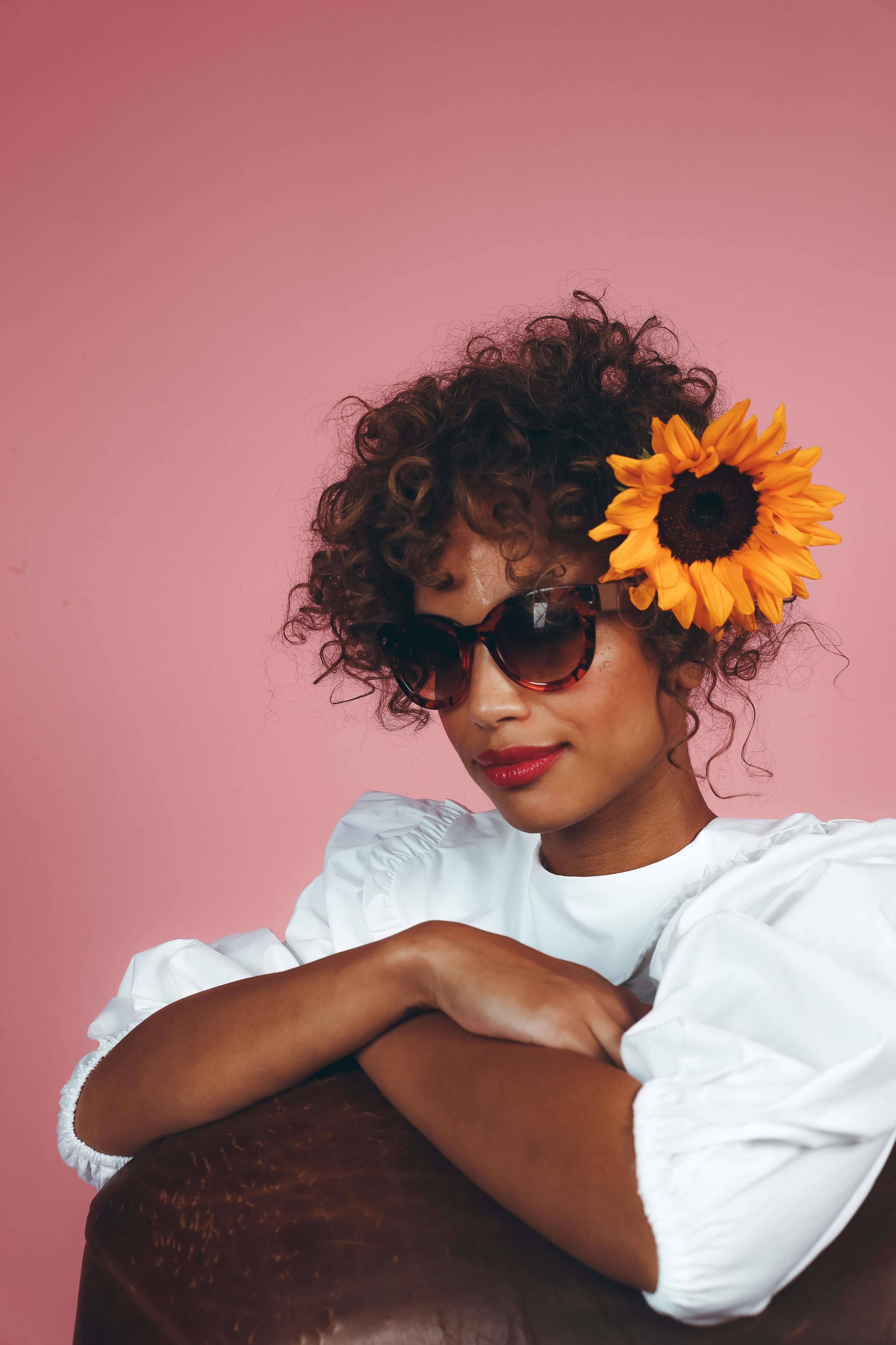 Elena - Amber Sunglasses