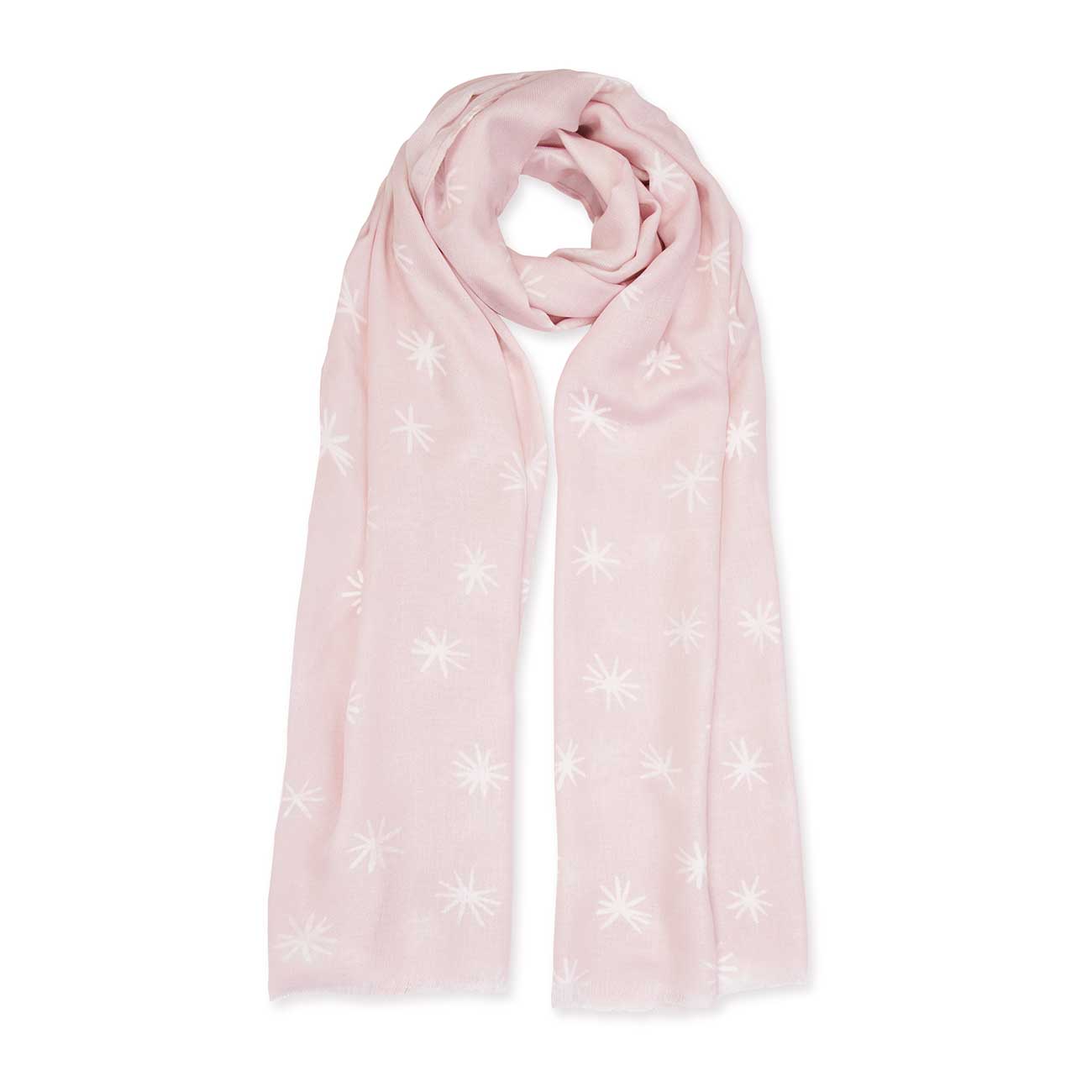 Sentiment Scarf | Fabulous Friend | Nude Pink and White
