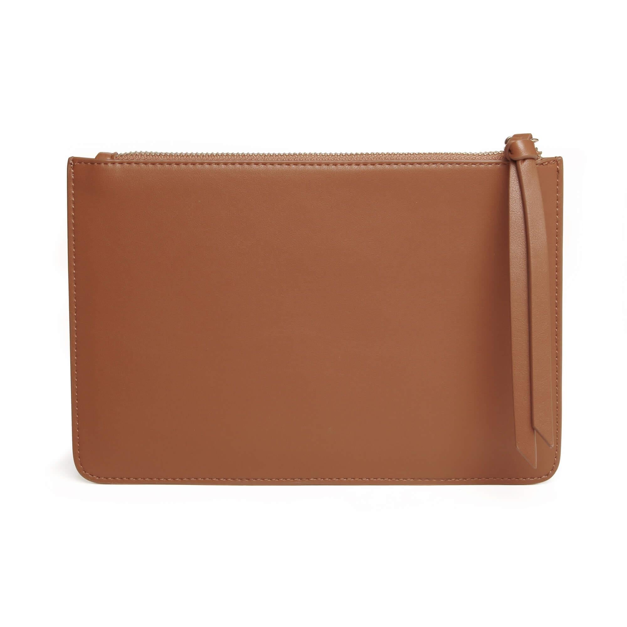 Tan - Clutch/Pouch