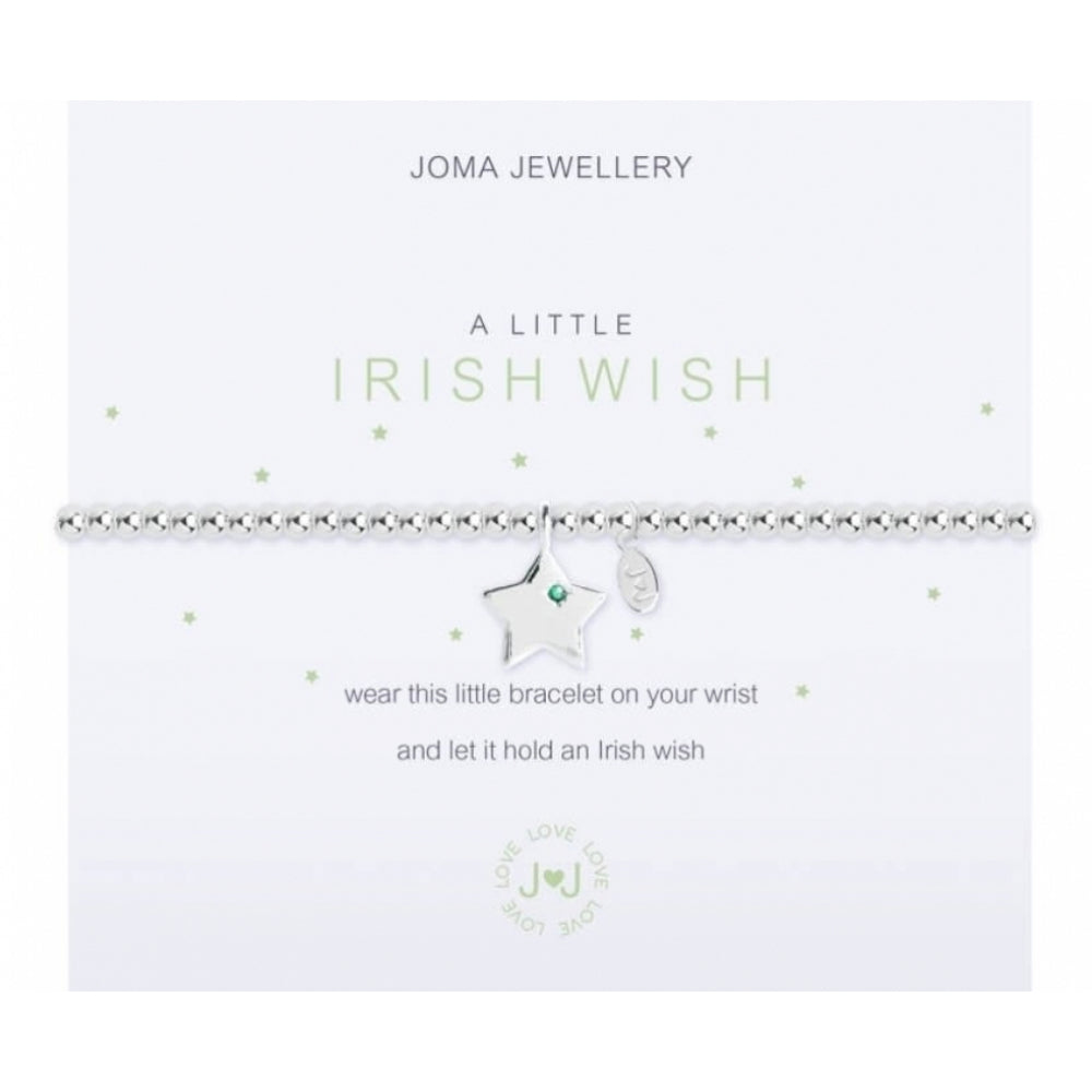 A Little | Irish Wish | Silver | Bracelet | 17.5cm