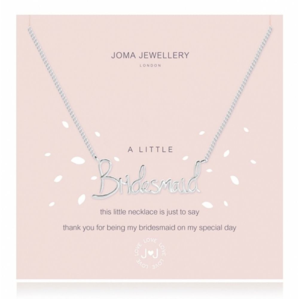 A Little BRIDESMAID Necklace