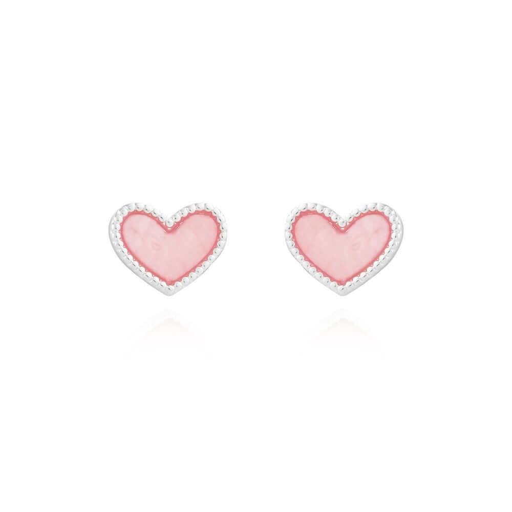 Treasure The Little Things Love Love Love Silver Earrings