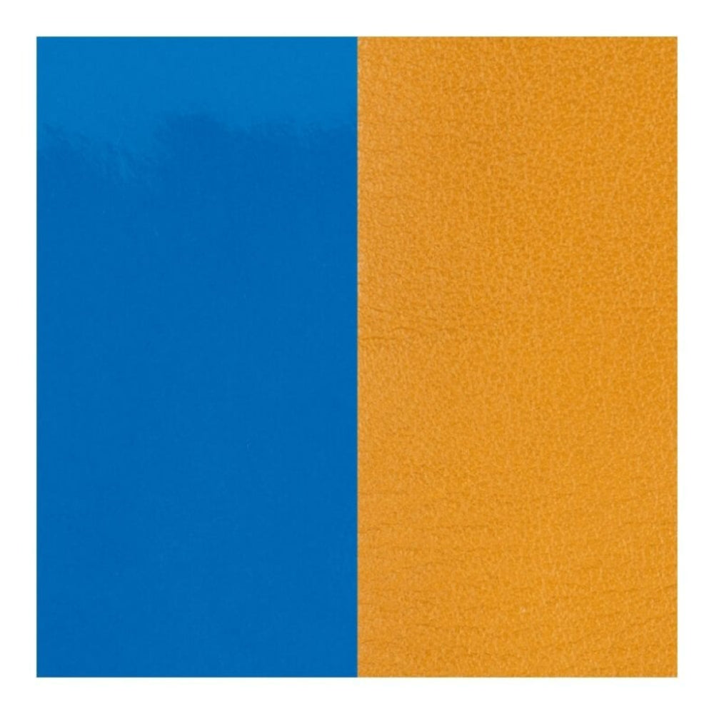 Bright Blue/Mustard Leather