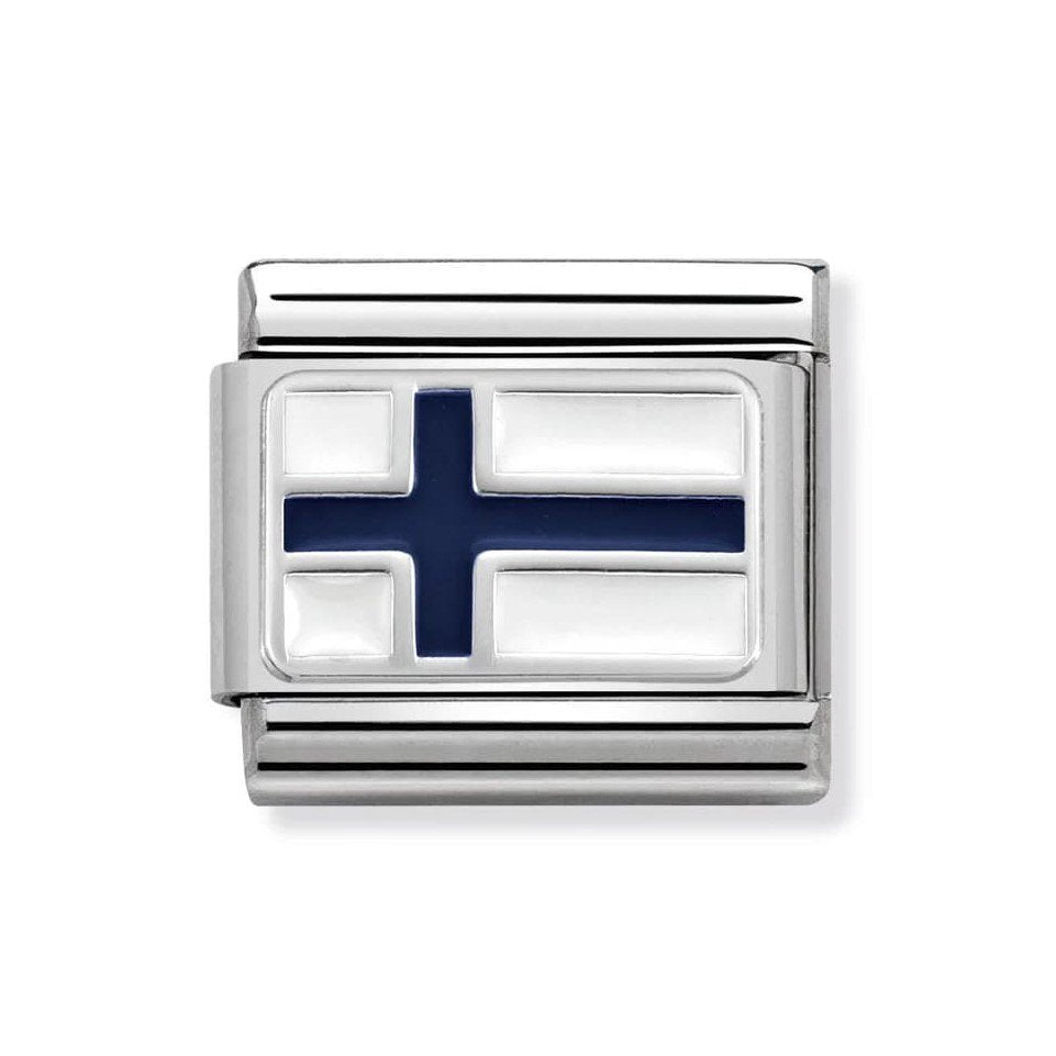 Composable Classic Finland Link In Enamel & 925 Silver
