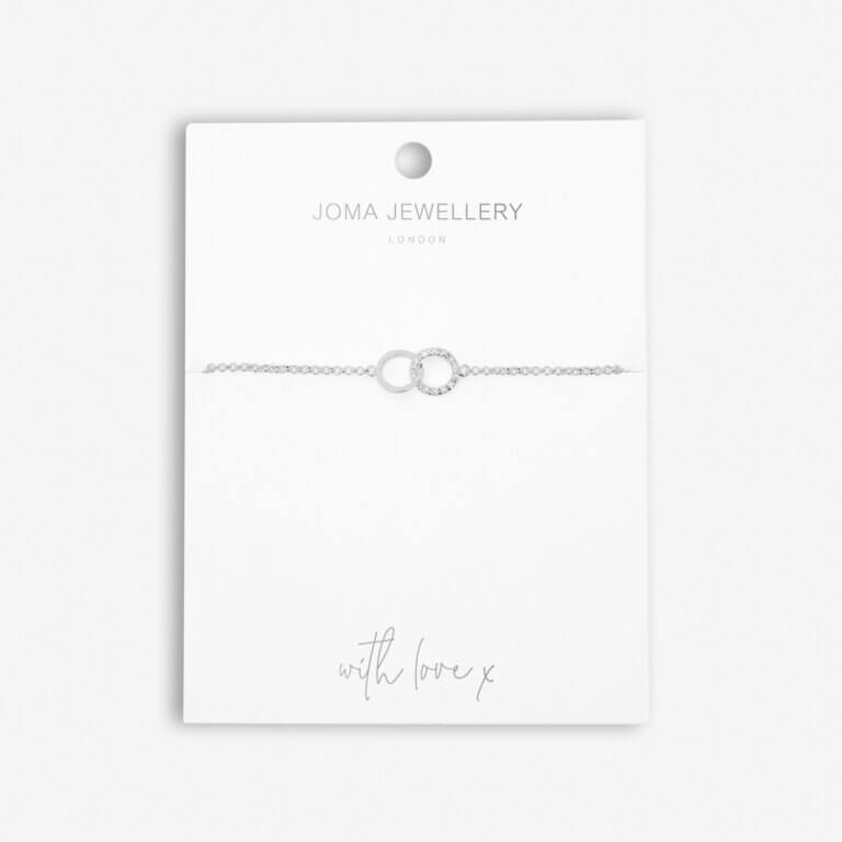 Infinity Links | Circle Bracelet | Silver | Bracelet | 19cm Adjustable
