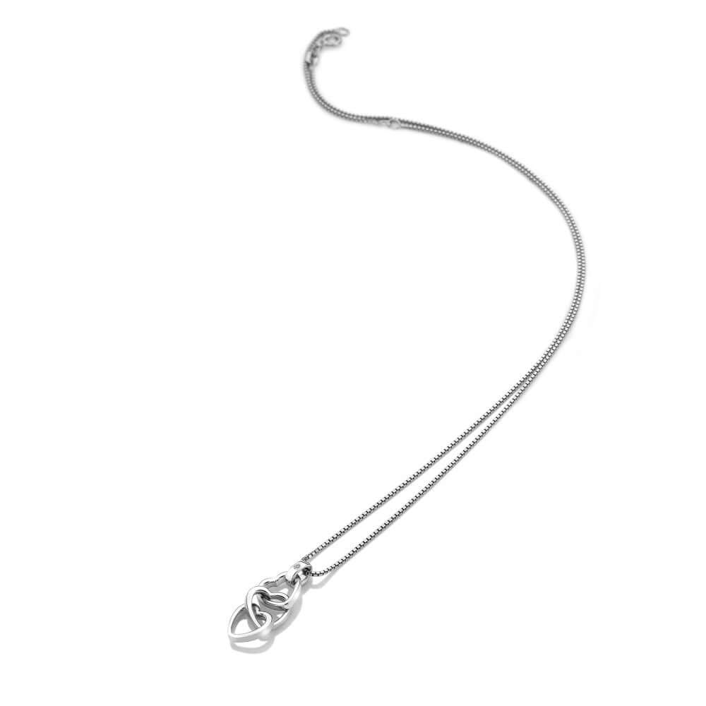 Trio Triple Heart Pendant Necklace