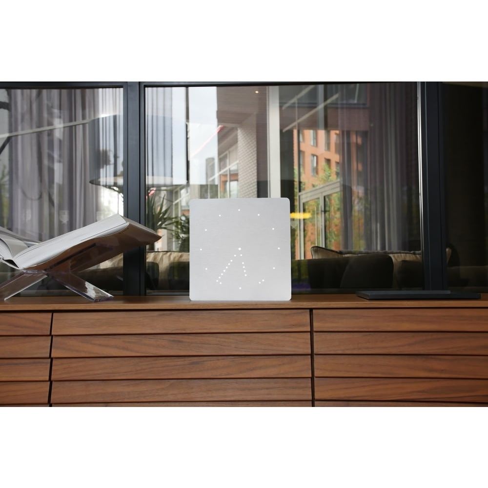 Aluminium Analogue Click Clock